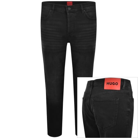 HUGO 634 Tapered Fit Jeans Black | Mainline Menswear us